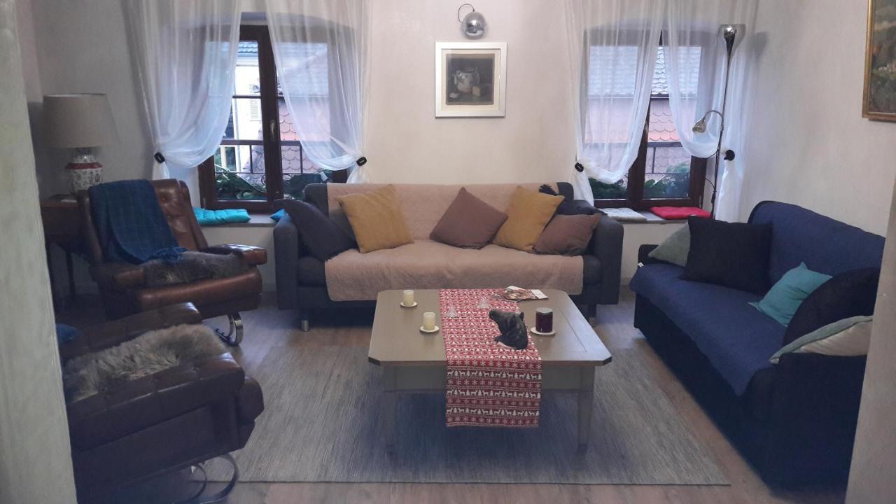 Au Fil De L'Ecriture - Appartement Sur La Route Des Vins A รีควีร์ ภายนอก รูปภาพ